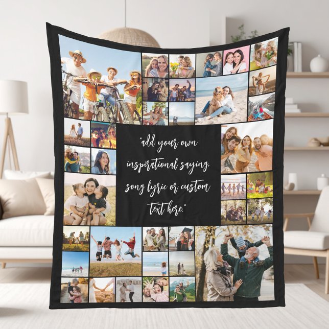 Skapa din egen Personlig 36 fotokollage Fleecefilt (Skapare uppladdad)
