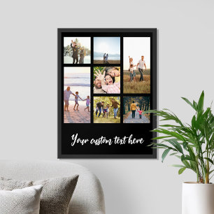 Skapa din egen Personlig 7-fotokollage Poster