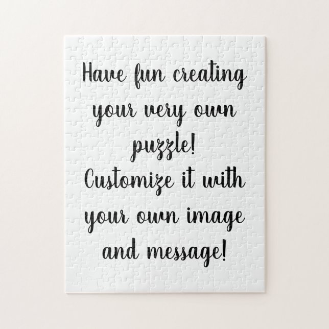 Skapa din egen Personlig anpassad Pussel (Vertikal)
