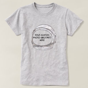 Skapa din egen Personlig Astronaut Helmet T Shirt