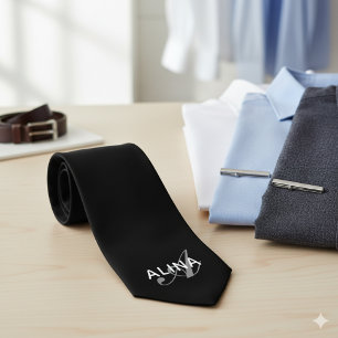 Skapa din egen Personlig bakom Namn Monogram Slips