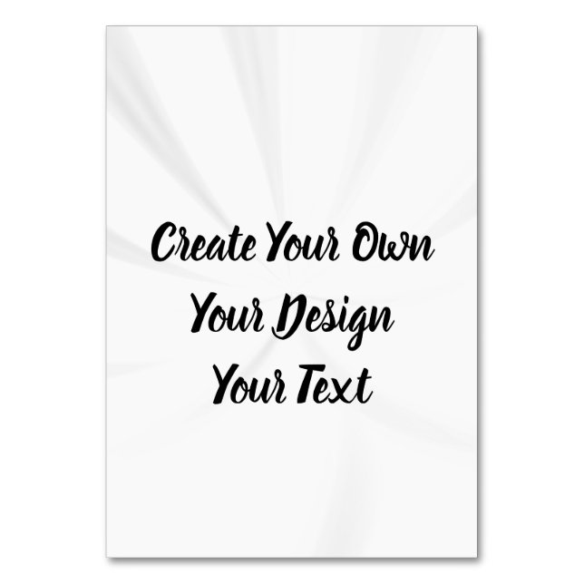 Skapa din egen Personlig Bordsnummer (Framsidan)