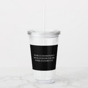 Skapa din egen Personlig för akrylisk tumlare Take Away Mugg