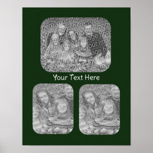 Skapa din egen Personlig för fotokollage Poster