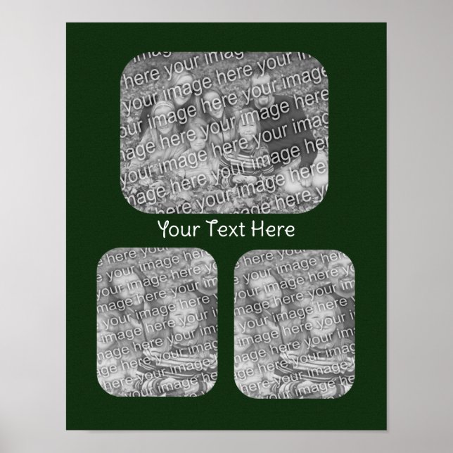 Skapa din egen Personlig för fotokollage Poster (Framsidan)