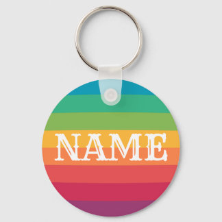 Skapa din egen Personlig för nyckelkedjan Rainbow Nyckelring