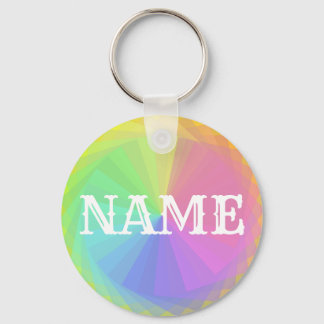Skapa din egen Personlig för nyckelkedjan Rainbow Nyckelring