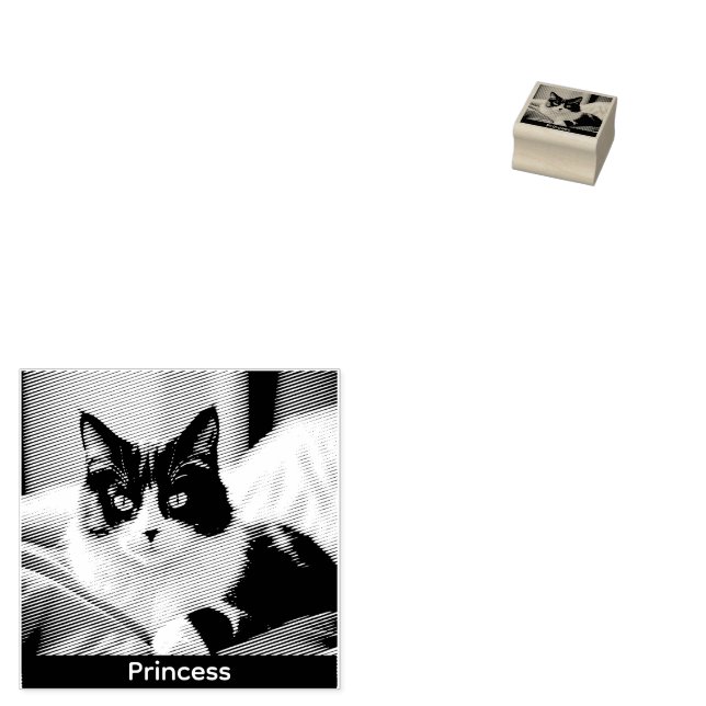 Skapa din egen Personlig för sällskapsdjursfoto Stämpel (Stämplad)