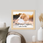 Skapa din egen Personlig-fotocitat för Anpassnings Poster<br><div class="desc">Skapa din egen anpassningsbar-offert poster med ett av dina favoritfoton. Innehåller minimal kalligrafi av skript.</div>