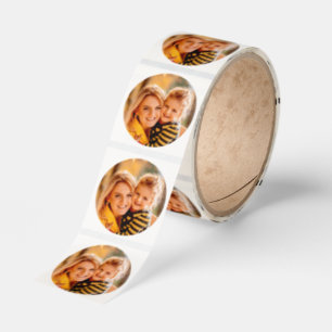 Skapa Din Egen Personlig Fotokryssning Runt Klistermärke