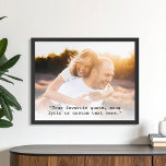 Skapa din egen Personlig-fotooffert Poster<br><div class="desc">Skapa din egen anpassningsbar-offert poster med ett av dina favoritfoton. Har minimalistisk skrivmaskin-typografi.</div>