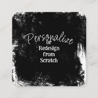 Skapa din egen Personlig Fyrkantigt Visitkort