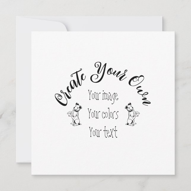 Skapa din egen Personlig Inbjudningar (Framsida)