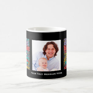 Skapa din egen Personlig Pappa Photo Far Day Kaffemugg