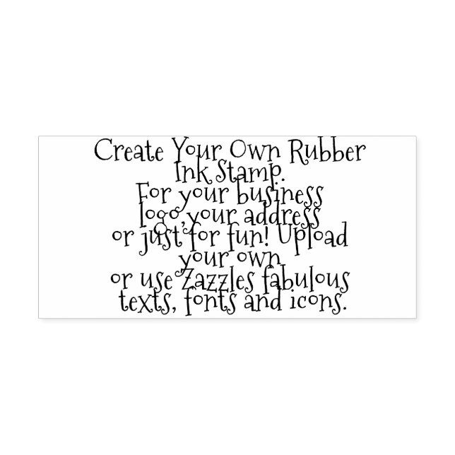 Skapa din egen Personlig Självfärgande Stämpel (Design)