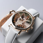Skapa din egen Personlig - Skapa foto Armbandsur<br><div class="desc">Husdjur lämnar tass avtryck i hjärtat. Visning ditt favoritfoto med den här vackra personligens perfekt för världens bästa sällskapsdjur Mamma eller Pappa.</div>