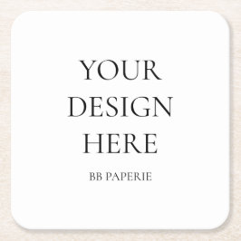 Skapa din egen Personlig Underlägg Papper Kvadrat