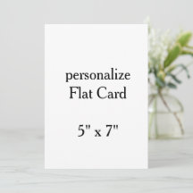 skapa din egen personliga 5" x 7" kvadratisk platt
