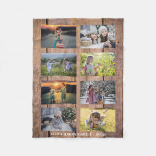 Skapa din egen personliga fotosamling i familjen fleecefilt