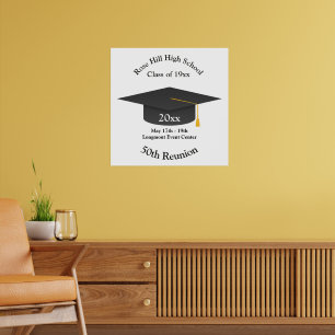 Skapa din egen personliga klassåterträffaffisch poster