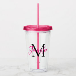 Skapa din egen personliga monogram take away mugg