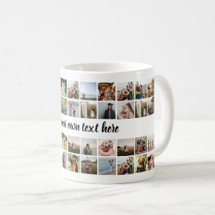 Skapa din egen Personligs fotokollage Kaffemugg