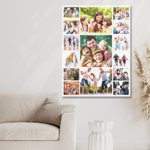 Skapa din egen Photo Collage 15 Bilder White