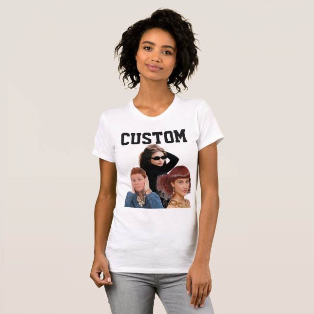 SKAPA DIN EGEN PIRAT-80-TALS 90-TALS T-SHIRT (Hel framsida)