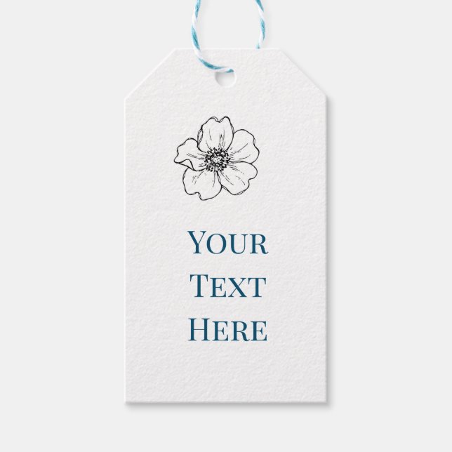 Skapa din egen pojke-märkre för pappra gåvor presentetikett (Framsidan)