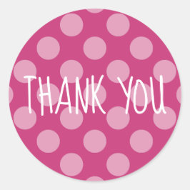 Skapa din egen polka-punktsTack Runt Klistermärke