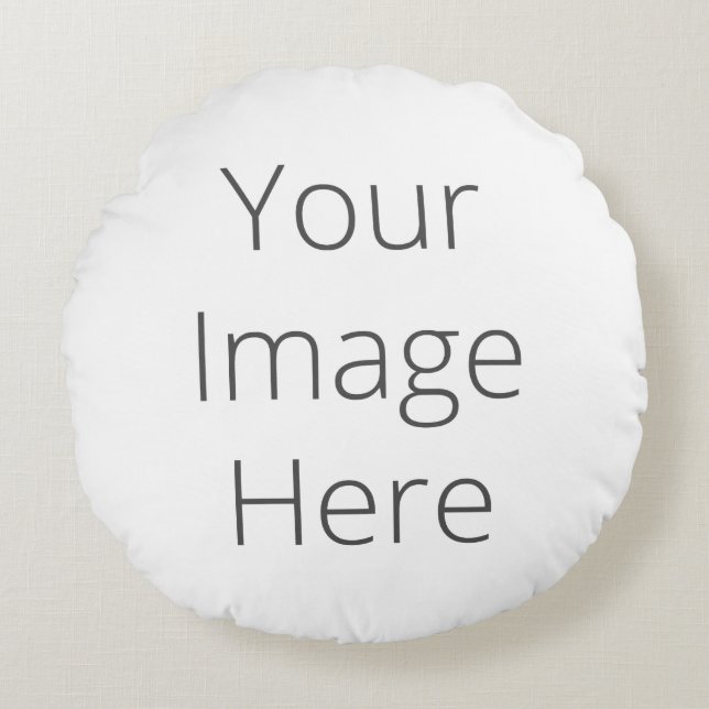 Skapa din egen polyesterrunda Dekorativ kudde (Framsidan)