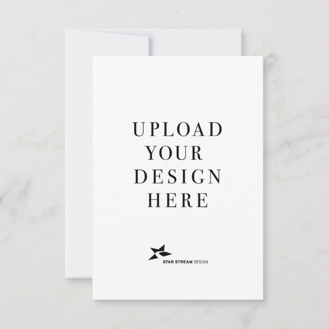 Skapa din egen porträtt i storleken 8,9x12,7 cm OSA kort (Framsida)