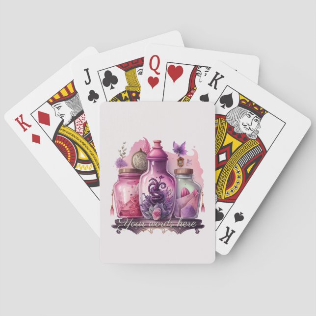 Skapa din egen position Flaskor Casinokort (Baksidan)