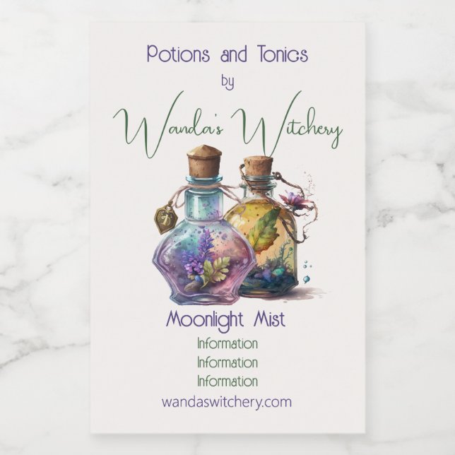 Skapa din egen position Flaskor Vinetikett (Enkel etikett)