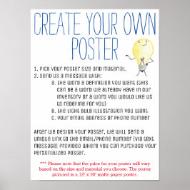 Skapa din egen Poster