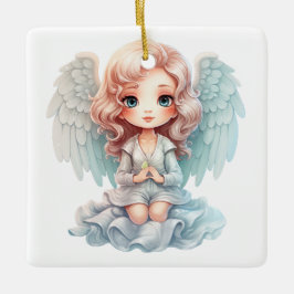 Skapa din egen Praying-julgel Julgransprydnad Keramik