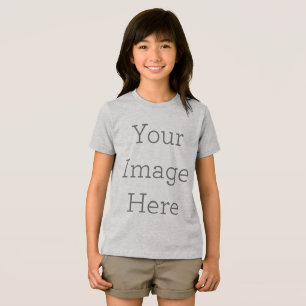 Skapa din egen Premium Girl's Youth Tri-Blend T Shirt