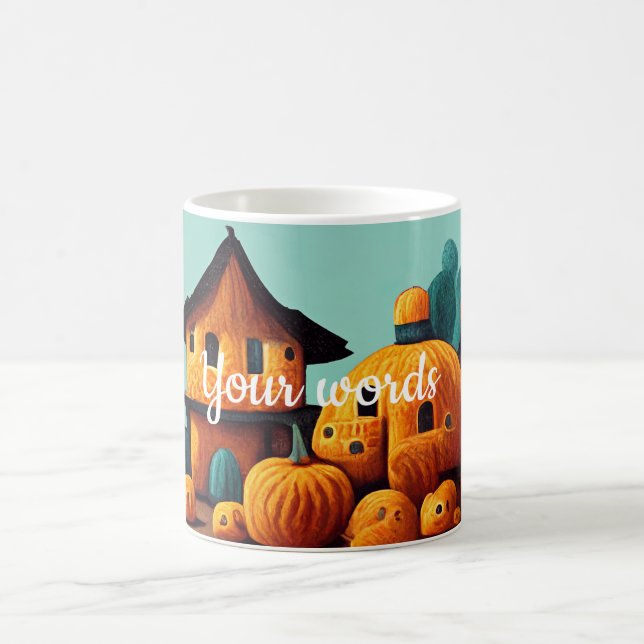 Skapa din egen pumpkin-by magisk mugg (Center)