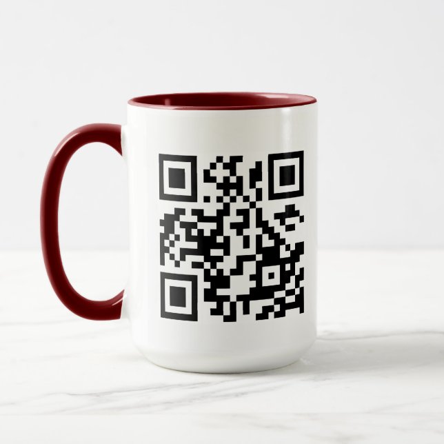 Skapa Din Egen QR-kod Mugg (Vänster)