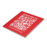 Skapa din egen QR-kod omedelbart | Redigerbart röt Kakelplatta<br><div class="desc">Lägg till webbplatsens URL för att omedelbart skapa en QR-kod. Skanna med kamera för att testa resultaten.</div>