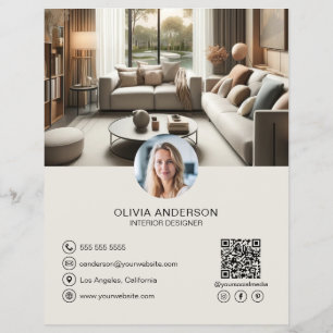 Skapa din egen QR-kod Social Media Business Reklamblad