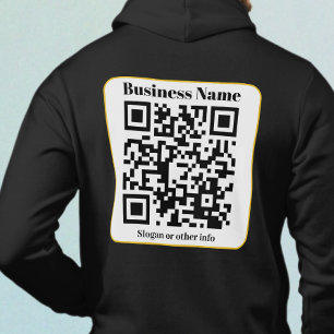 Skapa din egen QR-kod   Svarta vita Guld Gräns T Shirt