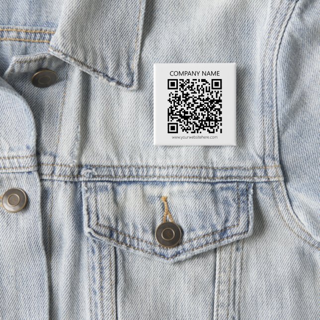 Skapa din egen QR-kod | Svartvit Knapp (In Situ)