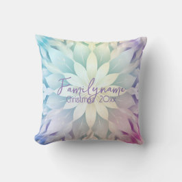 Skapa din egen regnbåge jul Mandala Kudde