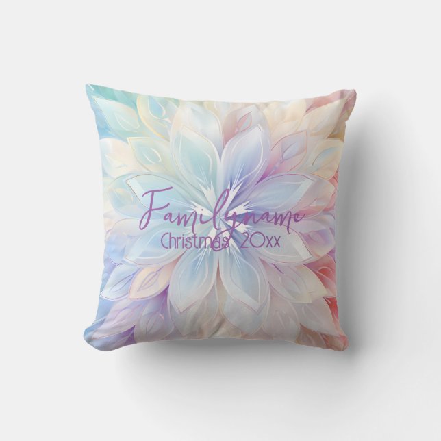 Skapa din egen regnbåge jultomte kudde (Framsida)