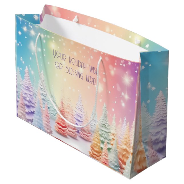 Skapa din egen regnbågsskog i Julgran (Baksidan Vinklad)