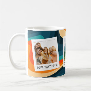 Skapa din egen retro 3-foto kaffemugg