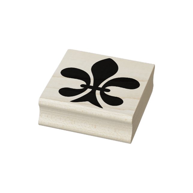 Skapa din egen retro Fleur de Lis Stämpel (Stämpel)