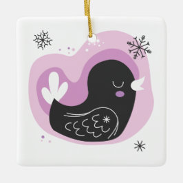 Skapa din egen Retro-Fransk vid jul Julgransprydnad Keramik