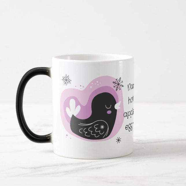 Skapa din egen Retro-Fransk vid jul Magisk Mugg (Vänster)